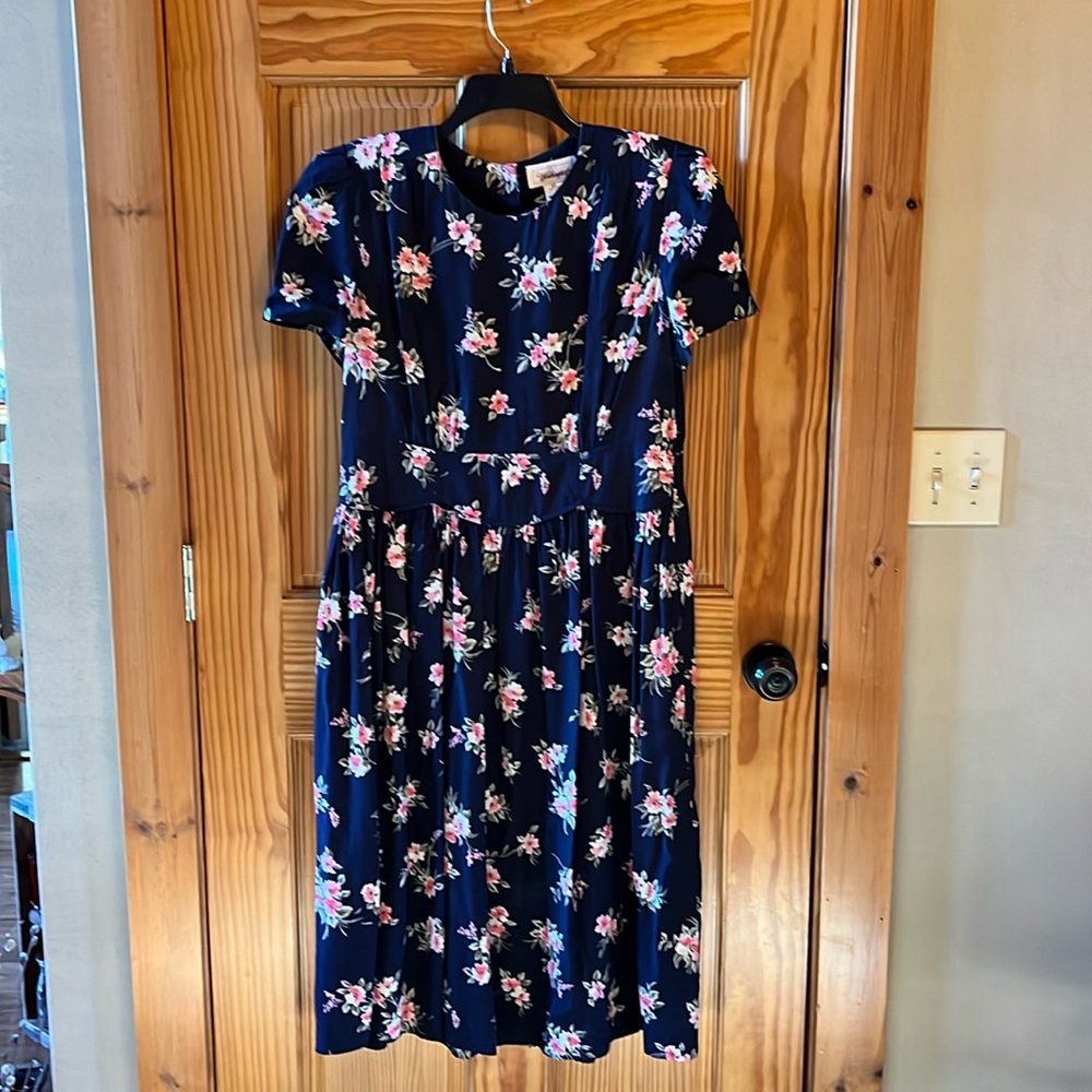 Blue floral dress size 12P
